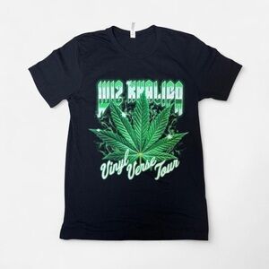 Wiz Khalifa Vinyl Verse Tour 2022 Graphic Tee Black Bella + Canvas Unisex Medium